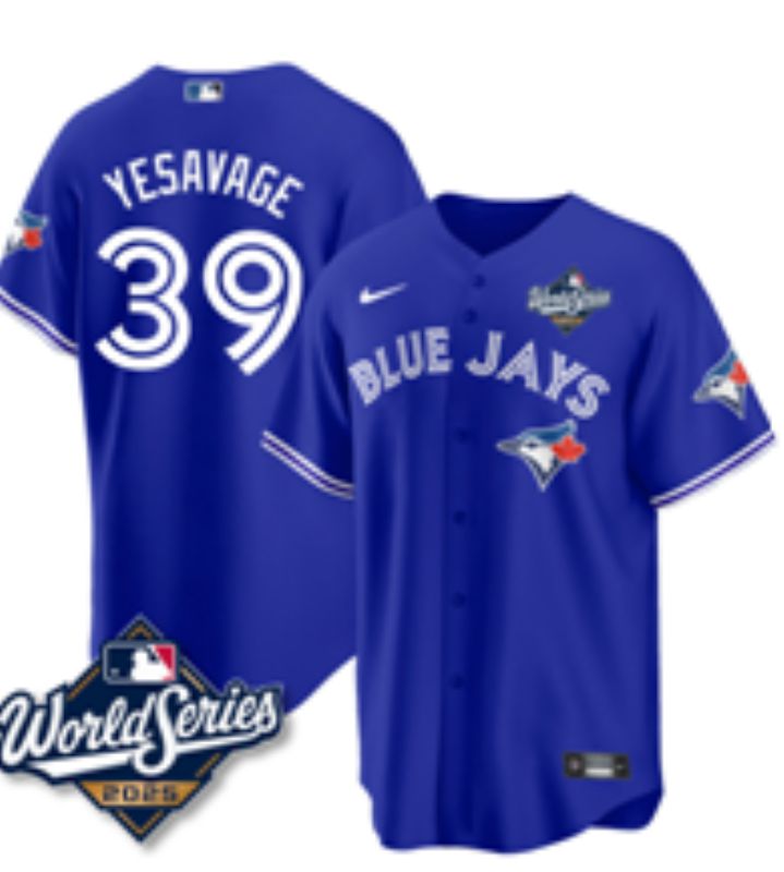Men 2025 Nike Toronto Blue Jays #39 Yesavage Blue Game MLB Jersey 01->toronto blue jays->MLB Jersey